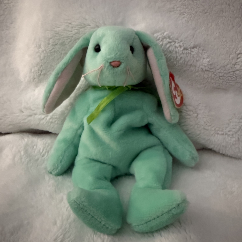 Mint Green Plush Bunny